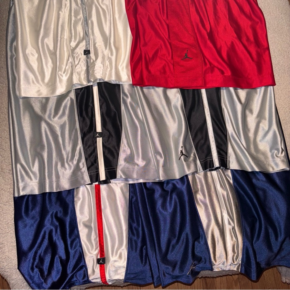 Lot of 6 Air Jordan Shiny Basketball Shorts